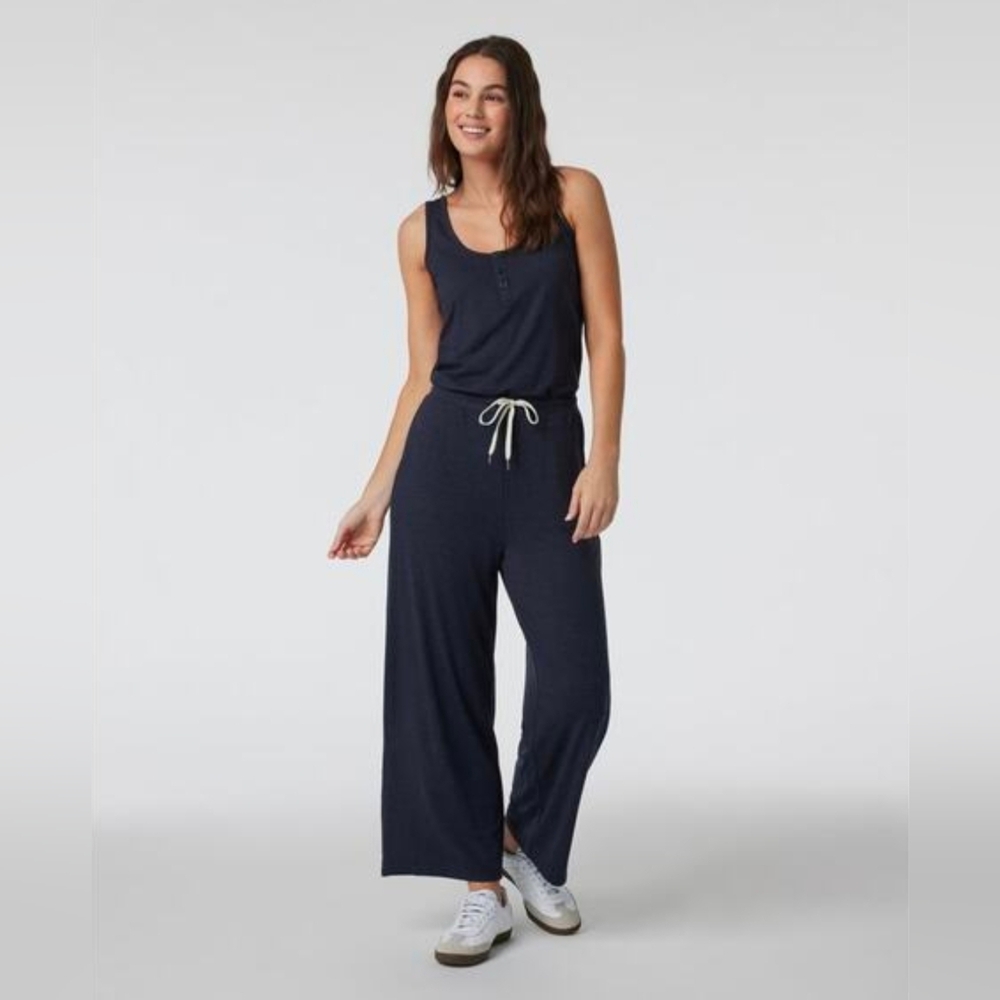 NWT Women's Vuori "Falls Jumpsuit" in Midnight Heather" Size XS